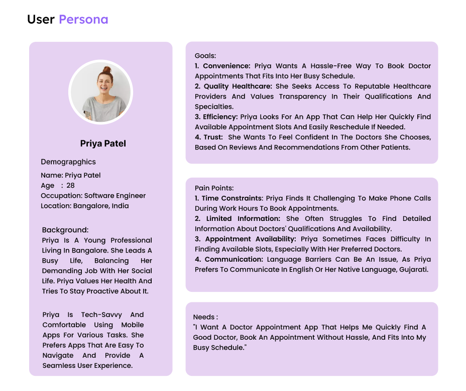 User Research & Analysis